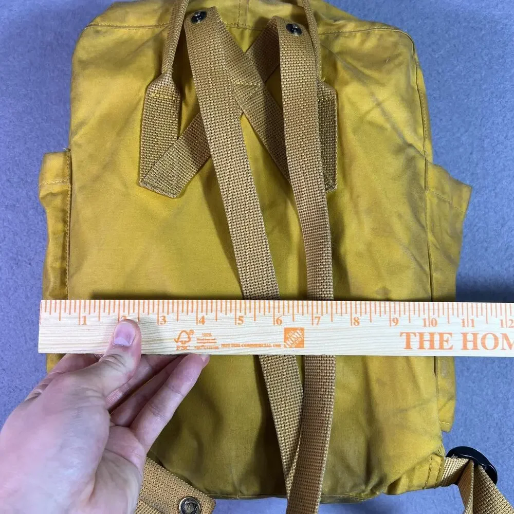 Fjallraven Kanken Backpack Yellow 23510 Vinyl Soft Case 15in School Daypack